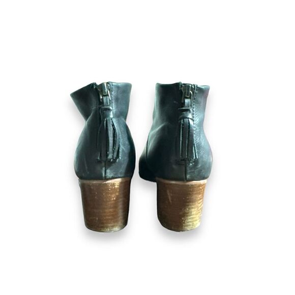 TOMS sz 10 Womens Carpe Diem Leila Leather Block Heel Souch Boots Chic Fall Edgy - Picture 4 of 7